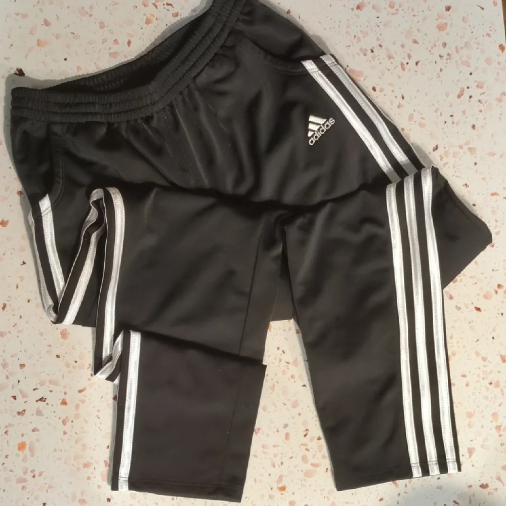 Adidas | Black Active Pants Elastic Waist Pockets | M (10/12)